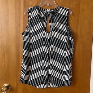 Banana republic sleeveless blouse open back